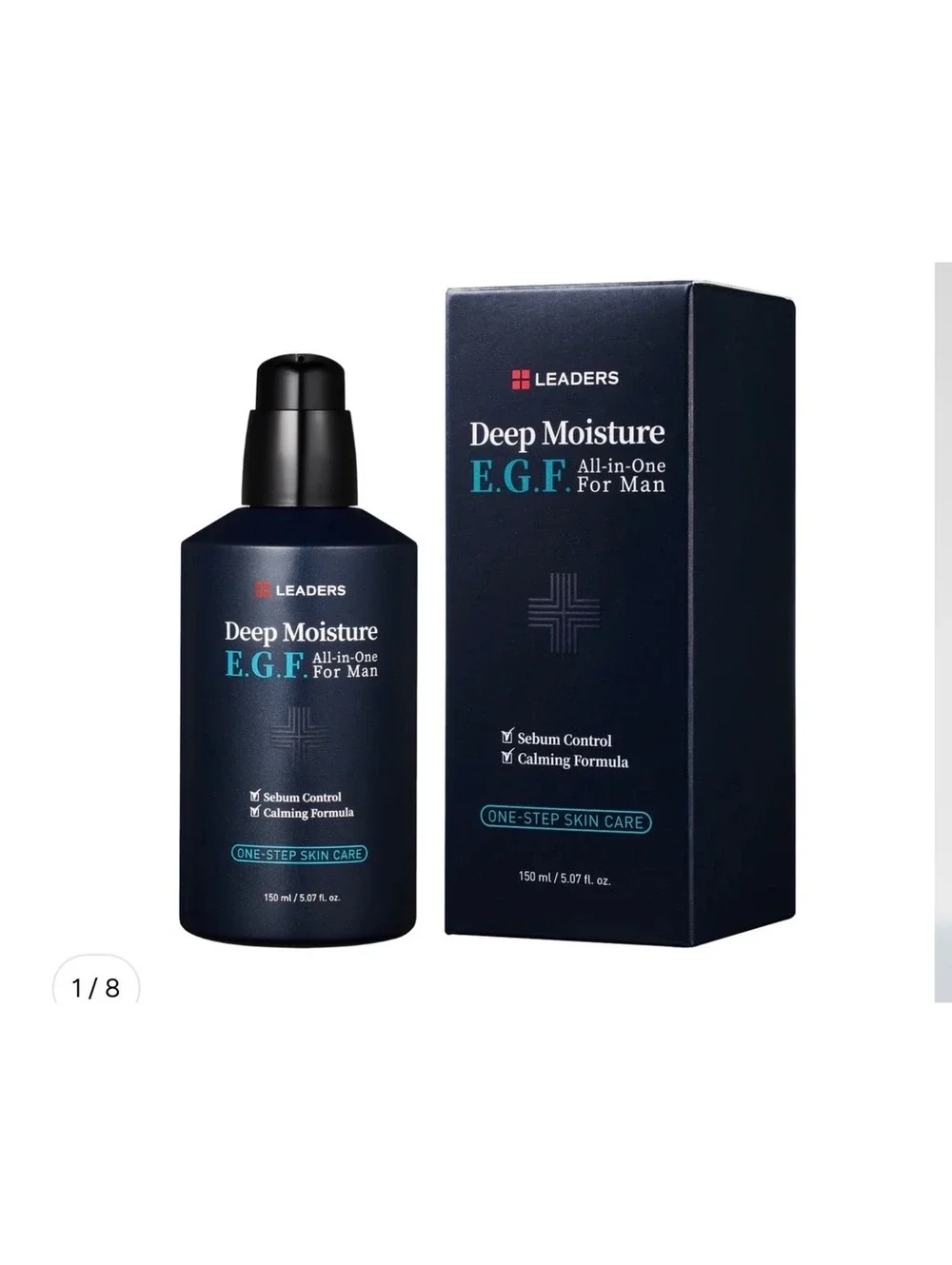 Leaders Deep Moisture E.G.F. All-in-One Skincare for Men 150ml